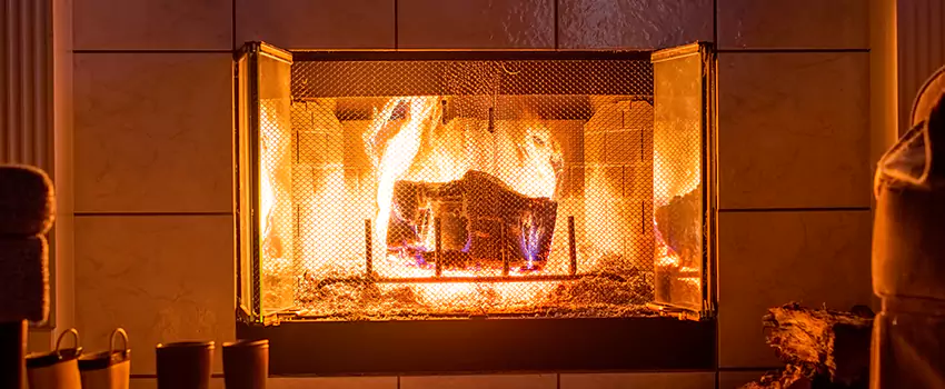 Mendota Hearth Landscape Fireplace Installation in Nacogdoches, Texas