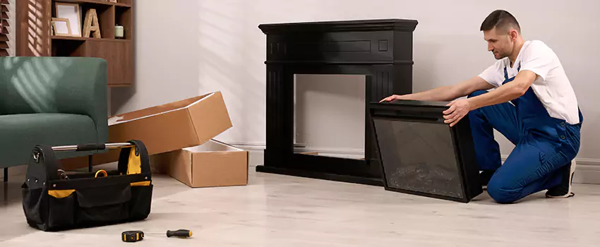 Old Rusted Metal Fireplace Repair And Replacement in Nacogdoches, TX