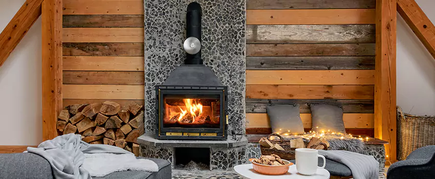 Thelin Hearth Products Direct Vent Gas Stove Fireplace Inspection in Nacogdoches, Texas